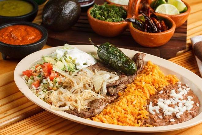 Order Carne Asada food online from El Mercadito Mexican Restaurant store, Memphis on bringmethat.com