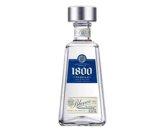 Order 1800 Reserva Silver, 1.75L tequila (40.0% ABV) food online from Woodbury Wine & Spirits store, ORLANDO on bringmethat.com