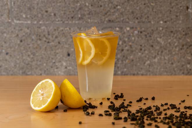 Order Lemonade Peach Oolong Iced Tea 柠檬水白桃乌龙冰茶 food online from One Plus store, Berkeley on bringmethat.com