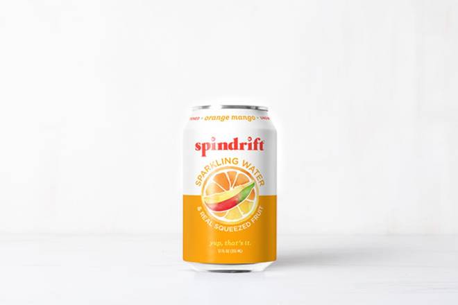 Order Orange Mango Spindrift (Can) food online from Mendocino Farms store, Studio City on bringmethat.com