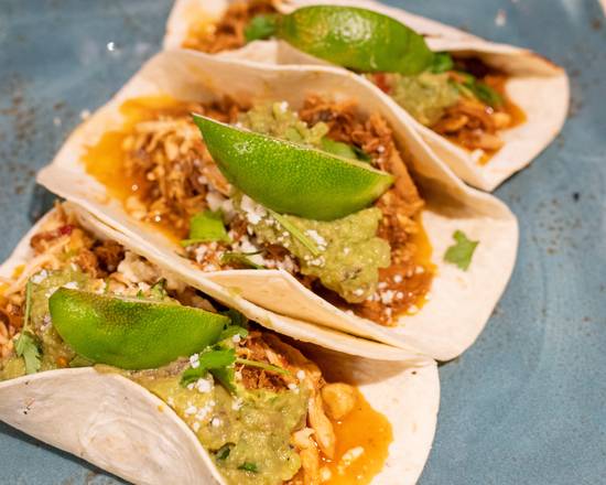 Order Slow Roasted Chicken Tacos food online from Office Tavern Grill store, Morristown on bringmethat.com
