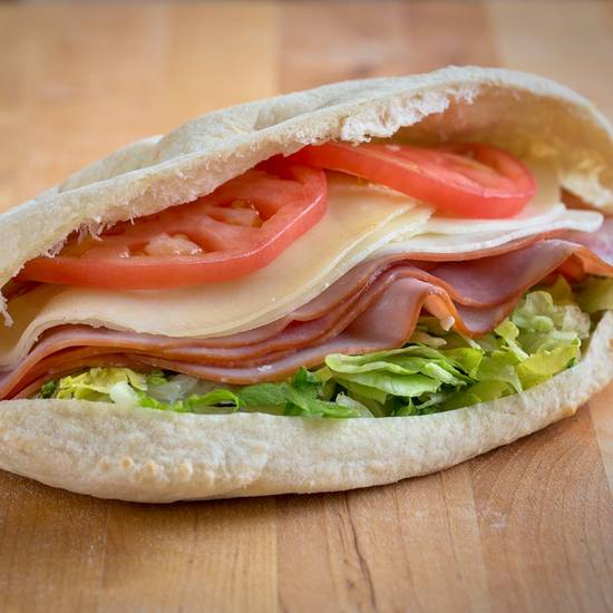 Order Ham & Provolone Pita Sandwich food online from Perfect Pita store, Greenbelt on bringmethat.com