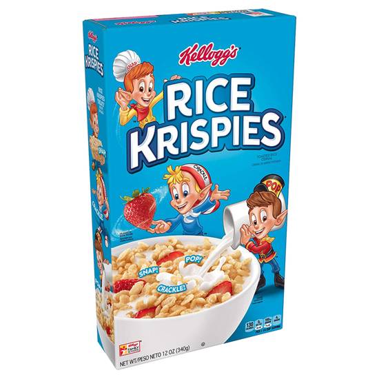 Order Kellogg's Original Rice Crispy Cereal 12oz food online from Everyday Needs by Gopuff store, Baton Rouge on bringmethat.com