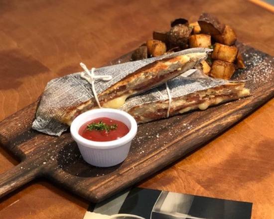 Order Serrano Ham Panini  food online from Happy Wine in the Grove store, Miami on bringmethat.com