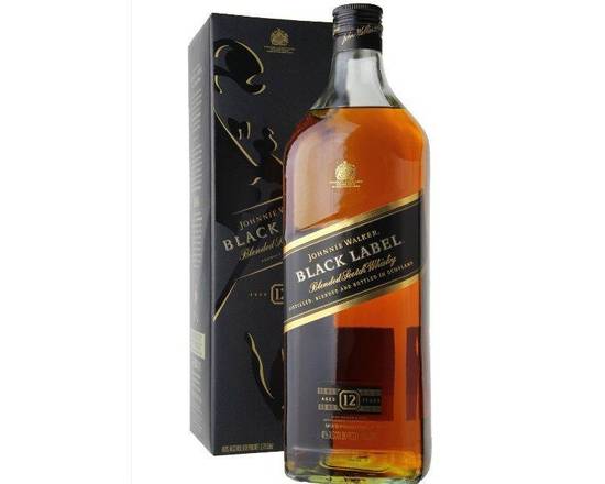 Order Johnnie Walker Black Label, 1.75L whiskey (40.0% ABV) food online from Woodbury Wine & Spirits store, ORLANDO on bringmethat.com