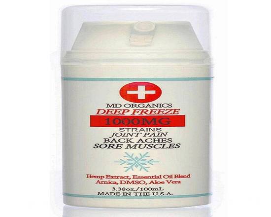 Order 1000mg MD Organics Deep Freeze Lotion food online from Md Organics store, Boca Raton on bringmethat.com