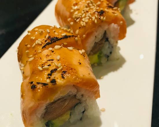 Order Miso Salmon Roll food online from Wasabi Bistro store, San Francisco on bringmethat.com