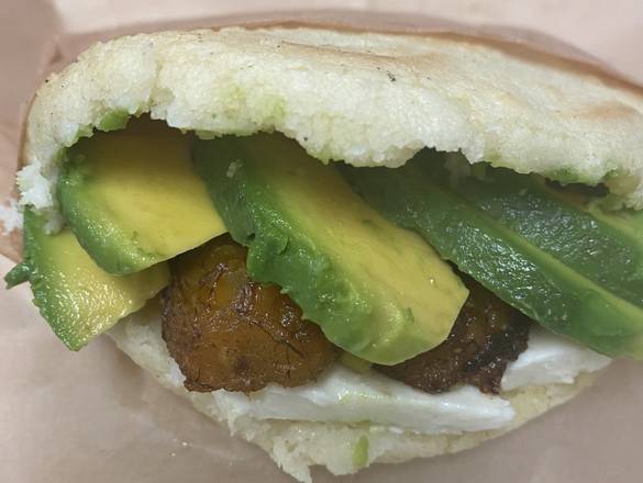Order Arepa La del Gato food online from Arepa One store, Hialeah on bringmethat.com