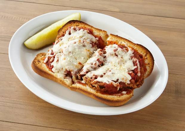 Order Eggplant Parmigiana Sub food online from Johnny's New York Style Pizza store, Sandy Springs on bringmethat.com