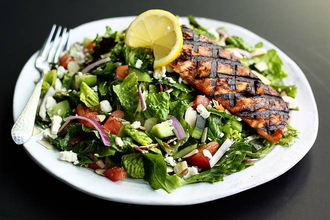 Order Mediterranean Salmon food online from Max & Ermas Restaurants store, Monroeville on bringmethat.com