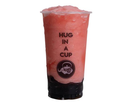 Order Strawberry Banana Ice Blended food online from Kokee Tea store, Houston on bringmethat.com