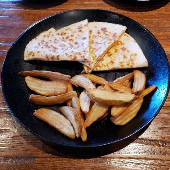 Order Kid's Cheese Quesadilla food online from Wild Wing Cafe store, Greenville on bringmethat.com