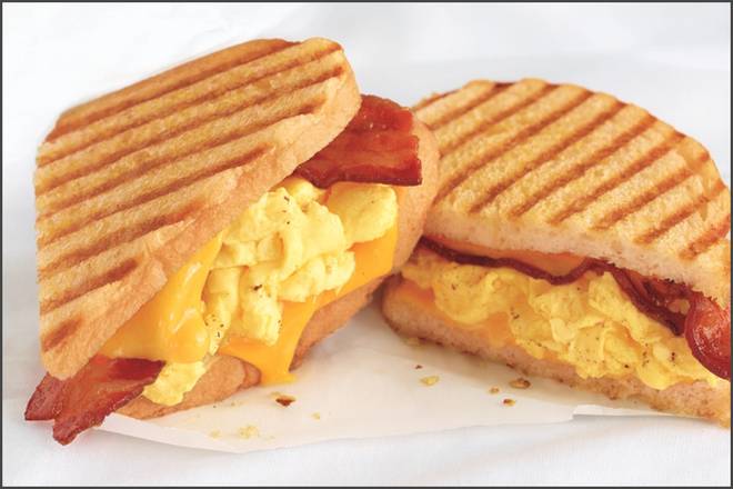 Order Bacon & Cheddar Panini food online from Corner Bakery store, McAllen on bringmethat.com