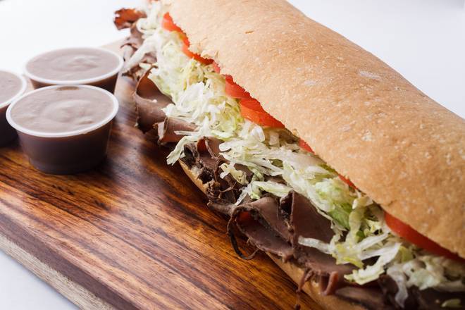 Order Roast Beef Po Boy food online from PO-Boy Express store, Baton Rouge on bringmethat.com