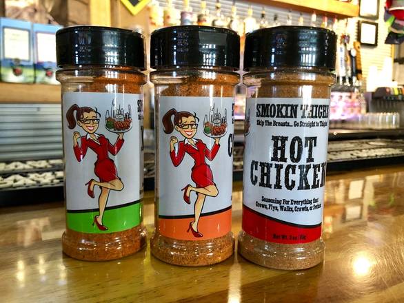 Order Hot Chicken Seasoning Bottle (hot) food online from Smokin Thighs 4400 store, Nashville on bringmethat.com