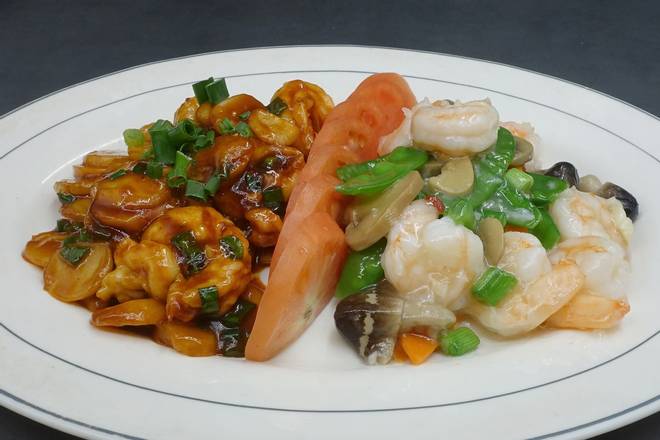 Order C15.Shrimp Duet 鸳鸯虾 food online from China Chalet store, Florham Park on bringmethat.com