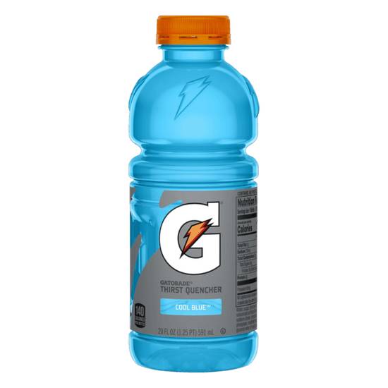 Order Gatorade Cool Blue Wide Mouth 20oz food online from Casey store, Carter Lake on bringmethat.com