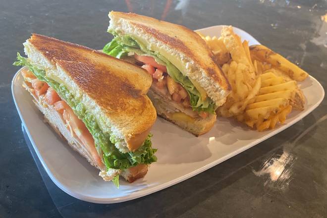 Order Turkey and Smoked Gouda Melt food online from Tradition's Restaurant store, West Fargo on bringmethat.com