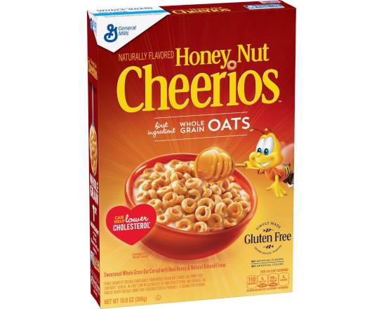 Order Honey Nut Cheerios Breakfast Cereal - 10.8oz - General Mills food online from Trumbull Super Stop store, Trumbull on bringmethat.com