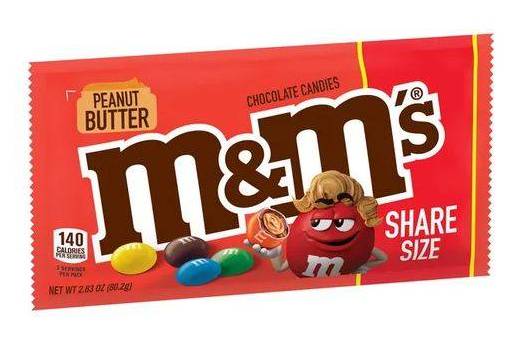 Order M&M's Peanut Butter Share Size food online from Shell store, Tampa on bringmethat.com