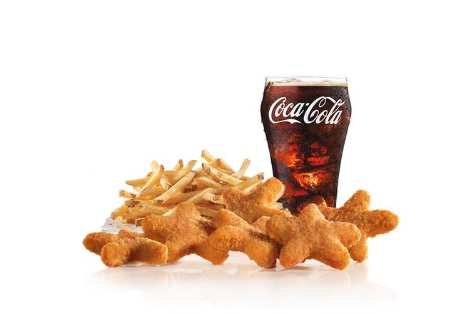 Order 6 Piece - Chicken Stars™ Combo food online from Carl's Jr. store, West Valley on bringmethat.com
