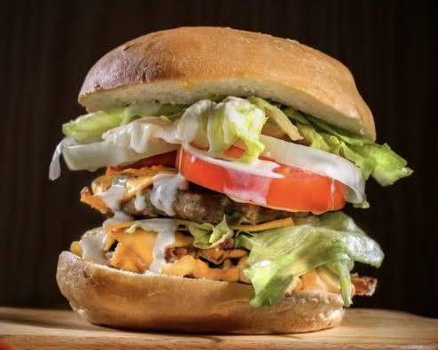 Order DG Burger  (Hamburguesa Con Todo) food online from Dg Food Truck store, Miami on bringmethat.com