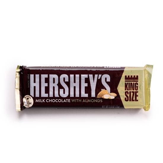 Order Hershey's Milk Chocolate with Almonds King Size 3 OZ food online from Chevron Extramile store, W Sacramento on bringmethat.com