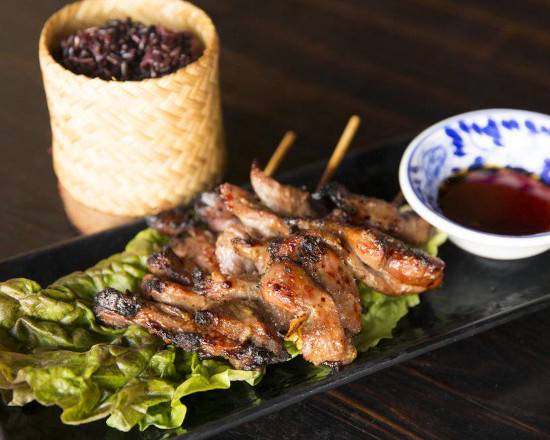 Order Moo Ping (Thai Grilled Pork) food online from Chao krung store, Los Angeles on bringmethat.com