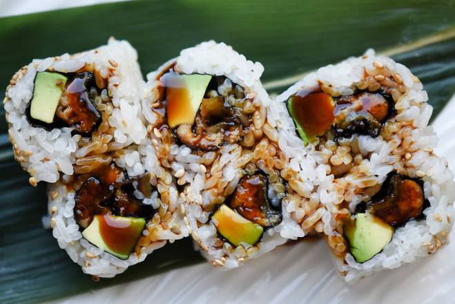 Order Japanese Eel & Avocado Cut Roll food online from Nobu Miami store, Miami Beach on bringmethat.com