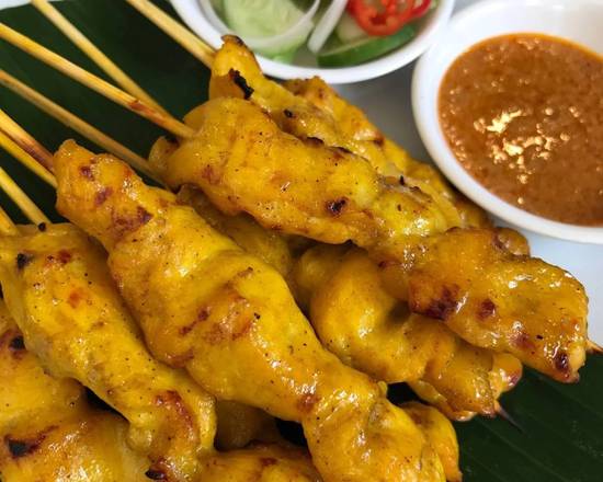 Order Satay Chicken food online from Thai 1 Kitchen store, Costa Mesa on bringmethat.com