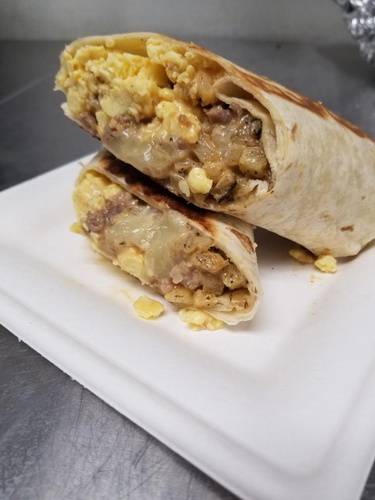 Order "Poutine" Breakfast Burrito food online from Wonton Jon's store, Omaha on bringmethat.com