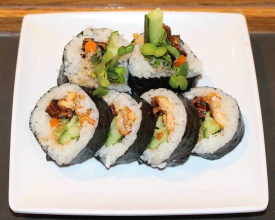 Order Salmon Skin Roll(6 pcs) food online from Sushi King store, Santa Monica on bringmethat.com