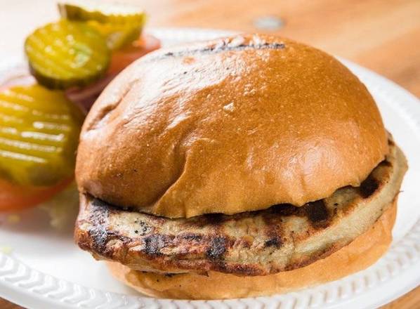 Order Regular Turkey Burger food online from The chicken shack catering store, New York on bringmethat.com