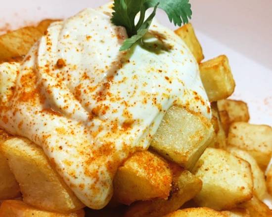 Order Spicy Potato (Papa Picante)  food online from La Papa Loca On The Run store, Miami on bringmethat.com