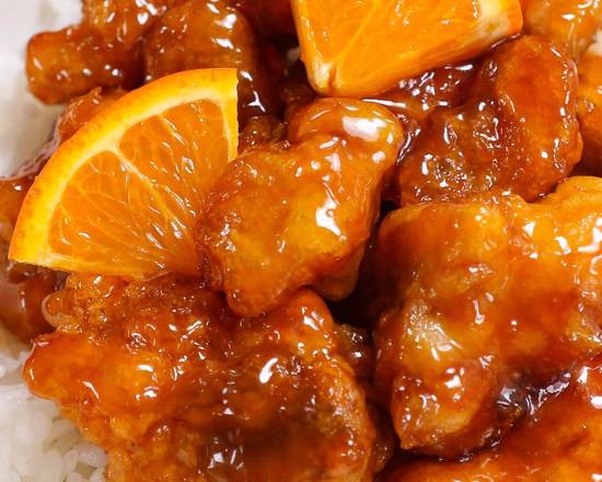 Order Orange Chicken food online from Halal Fusion Chinese Restaurant store, Philadelphia on bringmethat.com