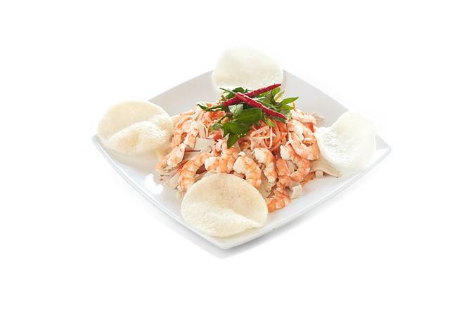Order Shrimp and Pork Salad (Goi Tôm, Thịt) food online from Pho Hai Duong store, Annandale on bringmethat.com
