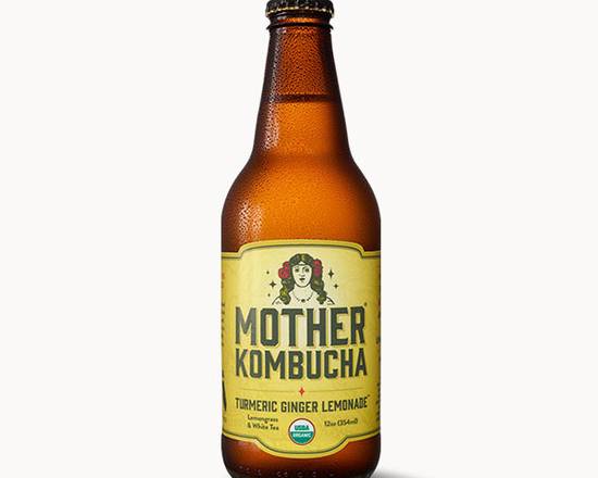 Order Turmeric Ginger Lemonade KOMBUCHA Tea food online from Kaia Bowls store, Clearwater on bringmethat.com