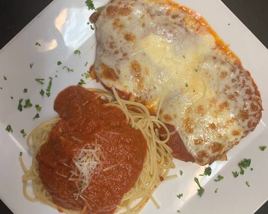 Order Chicken Parmigiana food online from Rotelli Pizza & Pasta store, Boca Raton on bringmethat.com
