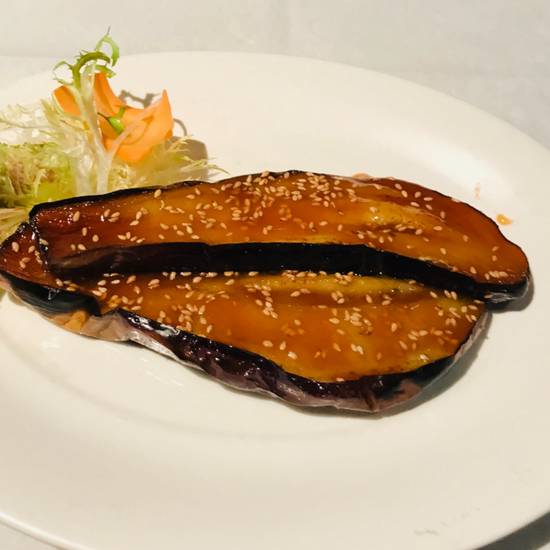Order Japanese Eggplant Miso Sauce (1pc) food online from Matsuhisa store, Beverly Hills on bringmethat.com