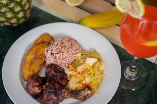 Order Jerk Chicken food online from Valencia Caribbean Restaurant store, Margate on bringmethat.com