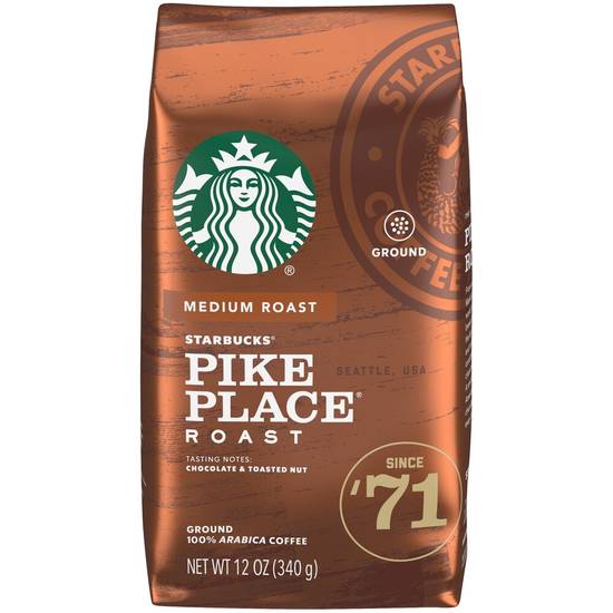 Order Starbucks Pike Place Roast Ground Coffee, 12 OZ food online from Cvs store, WAKEFIELD on bringmethat.com