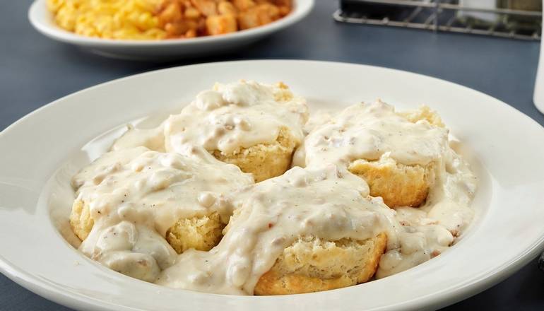 Order Biscuits & Sausage Gravy food online from Metro Diner store, Jacksonville on bringmethat.com