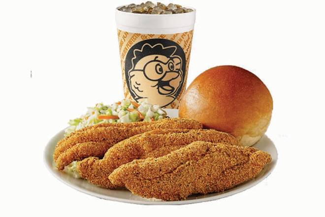 Order Southern Fried Catfish food online from Golden Chick East - Old Jacksboro Hwy store, Wichita Falls on bringmethat.com