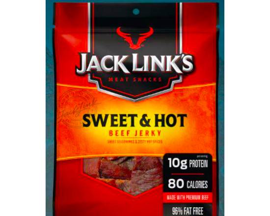Order Jack Links Sweet&Hot Beef Jerky (2.85oz) food online from Shell store, Tampa on bringmethat.com