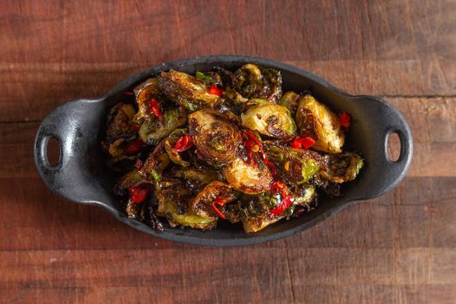 Order Brussels Sprouts - available 3pm-9pm food online from Pinstripes store, North Bethesda on bringmethat.com
