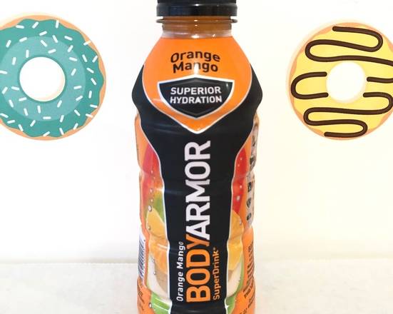 Order Bodyarmor Orange Mango  food online from Donut Tacos Palace store, Austin on bringmethat.com