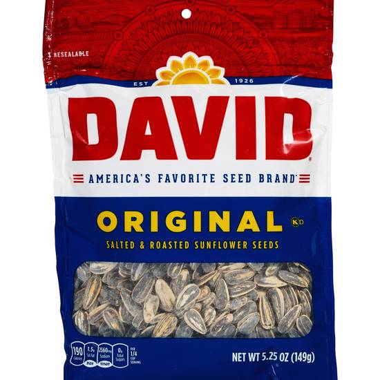 Order David Original Sunflower Seeds food online from Cvs store, MARTINEZ on bringmethat.com