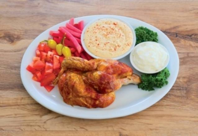 Order # 3 Rotisserie 1/2 Chicken food online from Zest Grill House store, Sun Valley on bringmethat.com