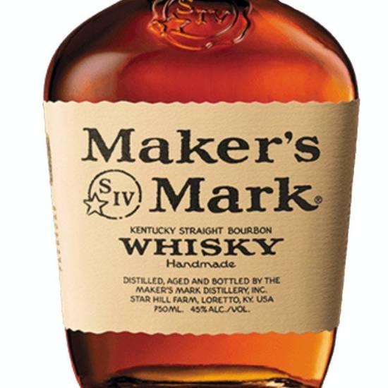 Order Makers Mark 1.75ml 45 % ABV  food online from Princess Liquors store, Port Saint Lucie on bringmethat.com