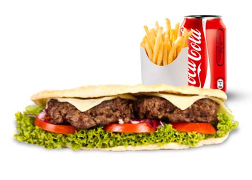 Menu sandwich steak